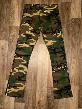 Golden Green Camo Pants
